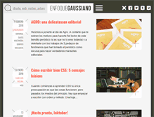 Tablet Screenshot of enfoquegaussiano.com